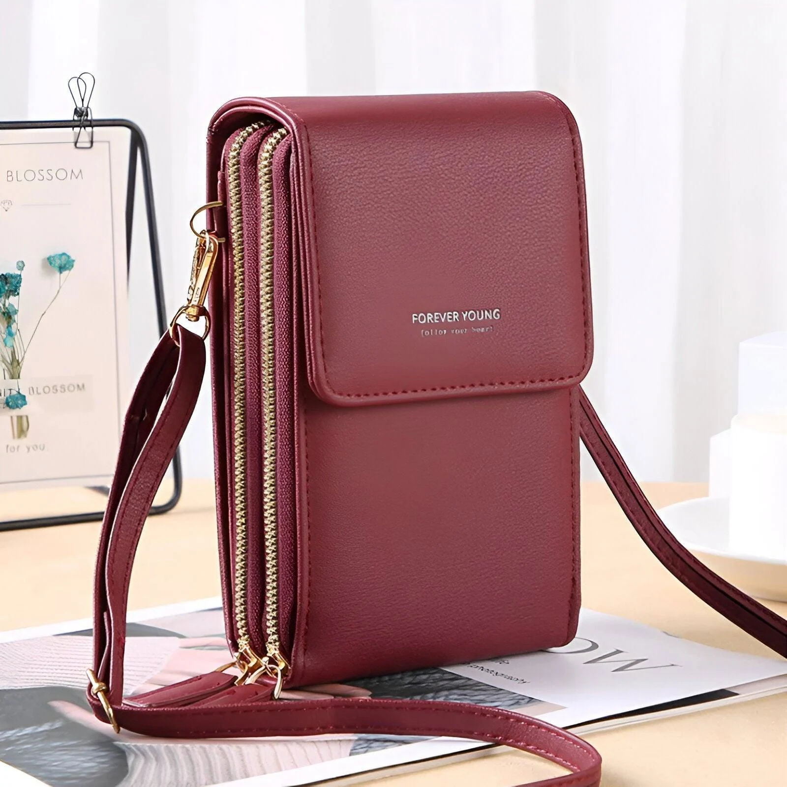 Carry - Stylish Crossbody Wallet & Phone Holder Bag -  - #tag1#