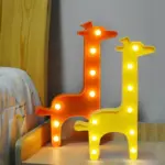 Cartoon Leuke Giraf Led Nachtlampje Dier Tafellampen Batterij Marquee Teken Voor Kids Kinderen Kamers Slaapkamer Nursery 7ba0e120 ca02 4123 a852 f69266269113