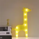 Cartoon Leuke Giraf Led Nachtlampje Dier Tafellampen Batterij Marquee Teken Voor Kids Kinderen Kamers Slaapkamer Nursery b1da3f2c f867 47ba 8aa7 2224916d3663