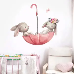 Rabbit Wall Sticker | Nice for the nursery/baby room