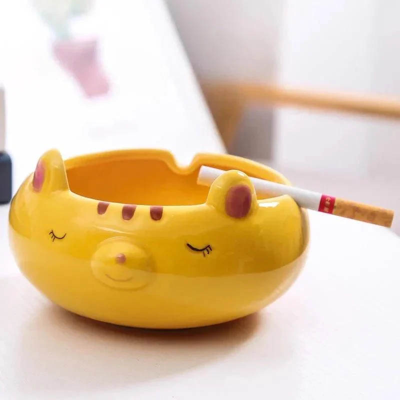 Cartoon Animal Ceramic Ashtray -  - #tag1#