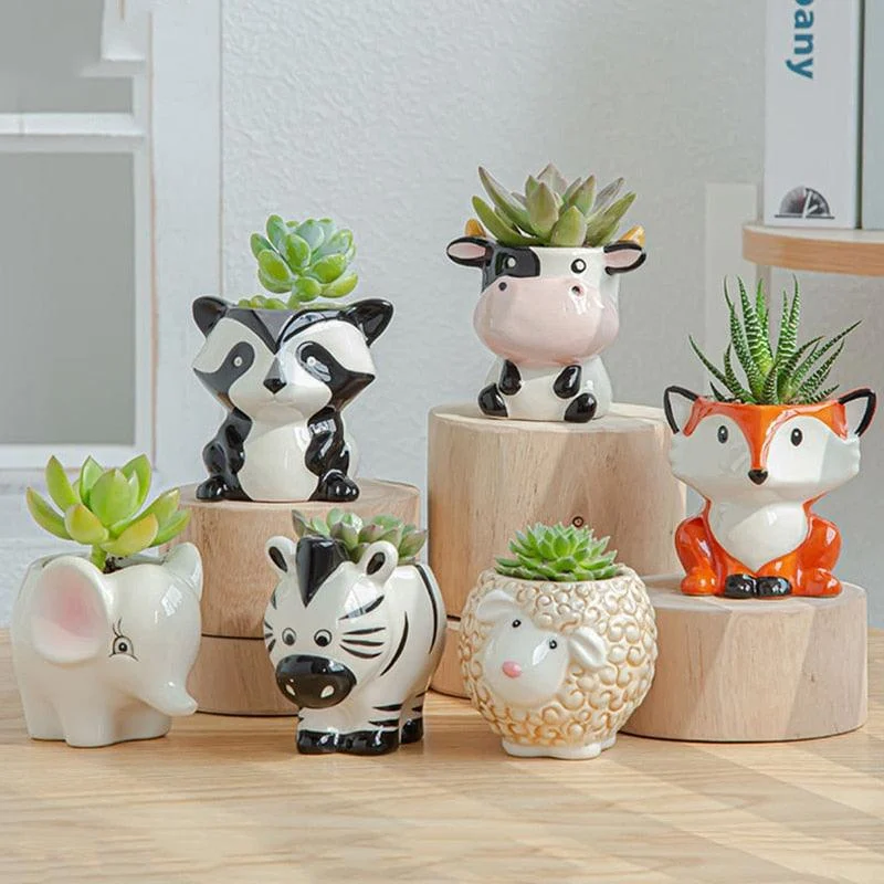Cartoon Animal Planters -  - #tag1#