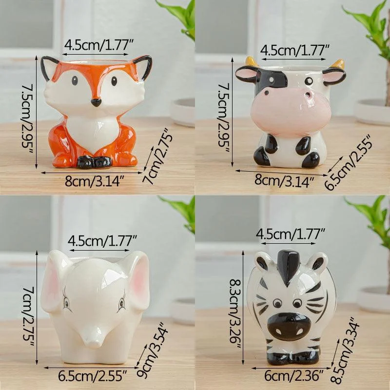 Cartoon Animal Planters -  - #tag1#