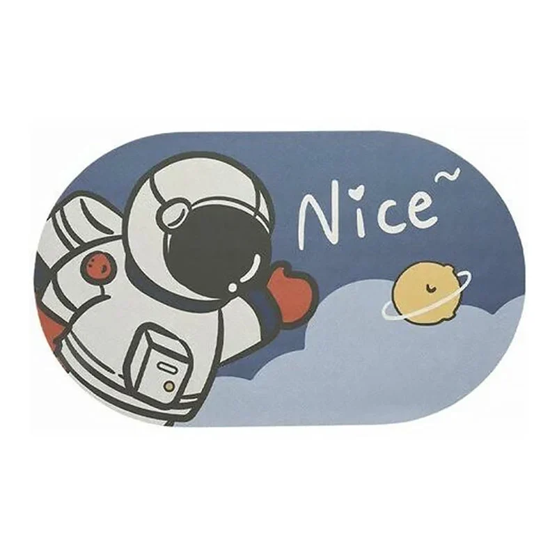 Cartoon Anti-Slip Bathroom Mat, Washable Quick Drying Anti-Bacterial Door Mat -  - #tag1#