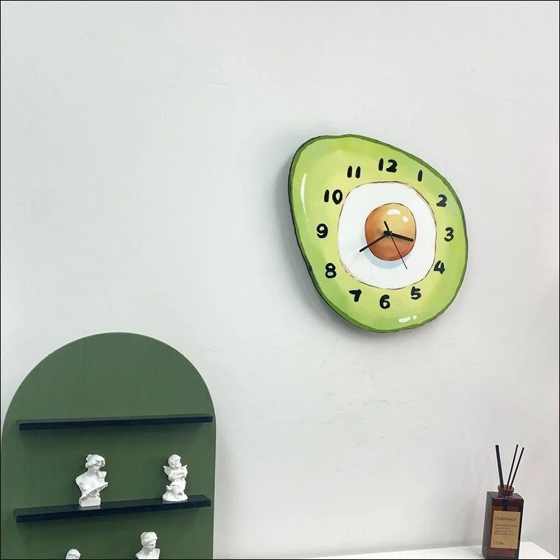 Cartoon Avocado Hanging Wall Clock -  - #tag1#