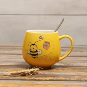 Cartoon Bee Ceramic Coffee Mug