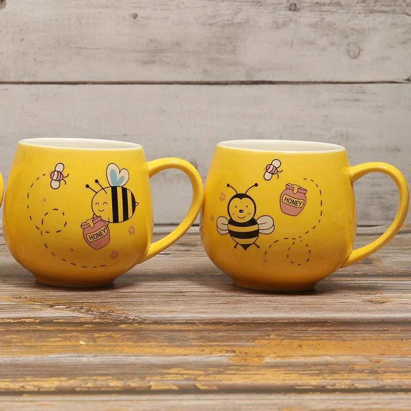 Cartoon Bee Ceramic Coffee Mug -  - #tag1#