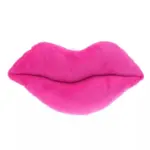Cartoon Big Red Lips Plush Cushion tag1