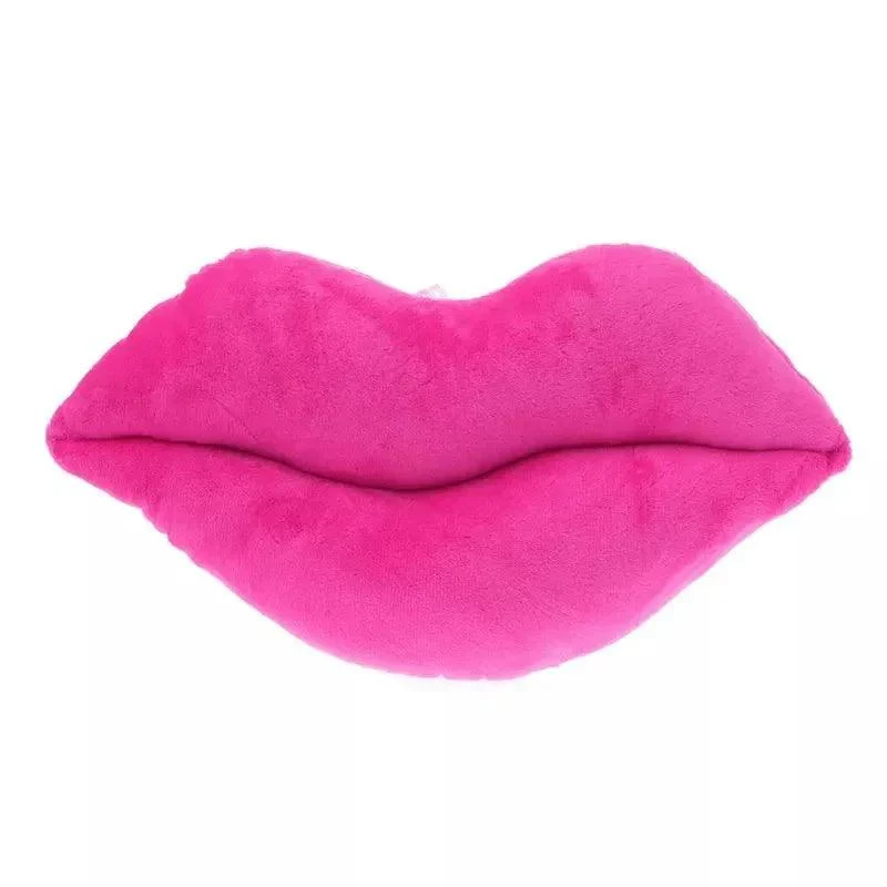 Cartoon Big Red Lips Plush Cushion -  - #tag1#