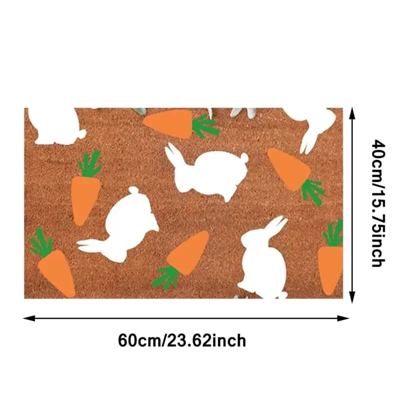 Cartoon Bunny Rabbit Non Slip Doormat tag1