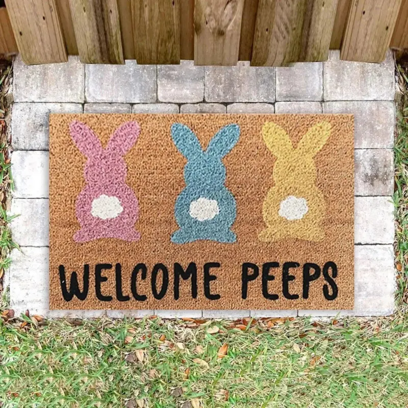 Cartoon Bunny Rabbit Non Slip Doormat tag1