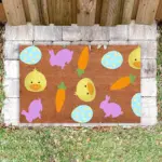 Cartoon Bunny Rabbit Non Slip Doormat tag1