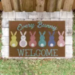 Cartoon Bunny Rabbit Non Slip Doormat tag1