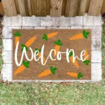 Cartoon Bunny Rabbit Non Slip Doormat tag1