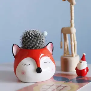 Cartoon Ceramic Animal Vase - 