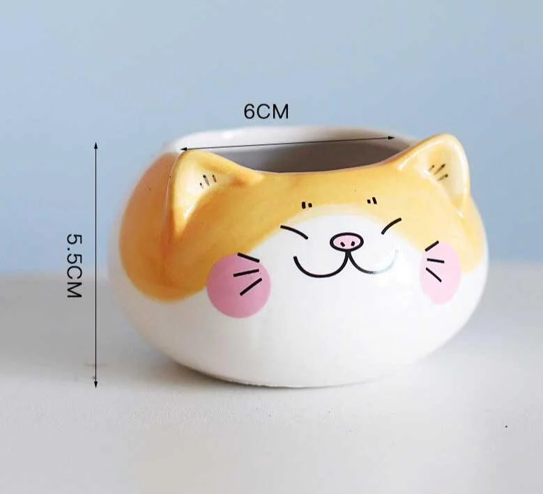 Cartoon Ceramic Animal Vase -