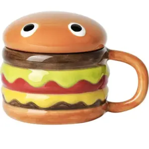Cartoon Ceramic Hamburger Coffee Mug
