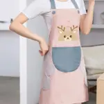 Cartoon Cute Little Deer Apron tag1