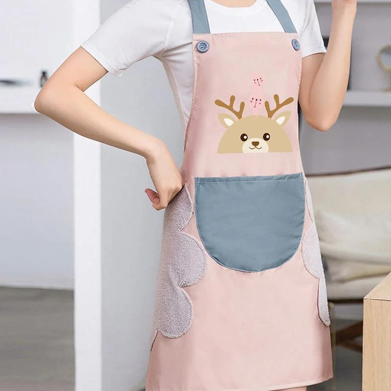 Cartoon Cute Little Deer Apron -  - #tag1#