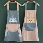 Cartoon Cute Little Deer Apron tag1