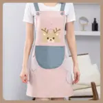 Cartoon Cute Little Deer Apron tag1