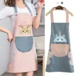 Cartoon Cute Little Deer Apron tag1