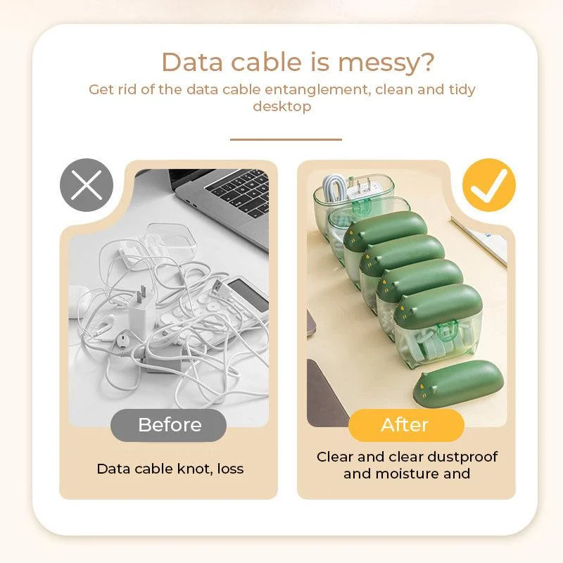 Cartoon Data Cable Storage Box -  - #tag1#