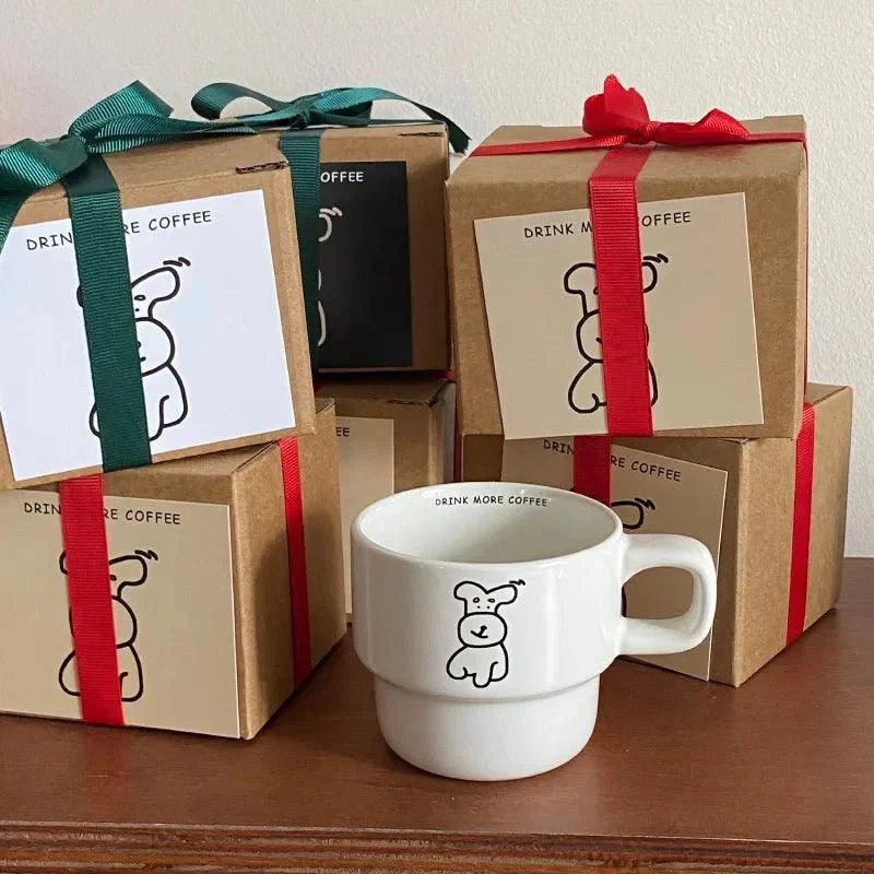 Cartoon Dog Ceramic Coffee Cup -  - #tag1#