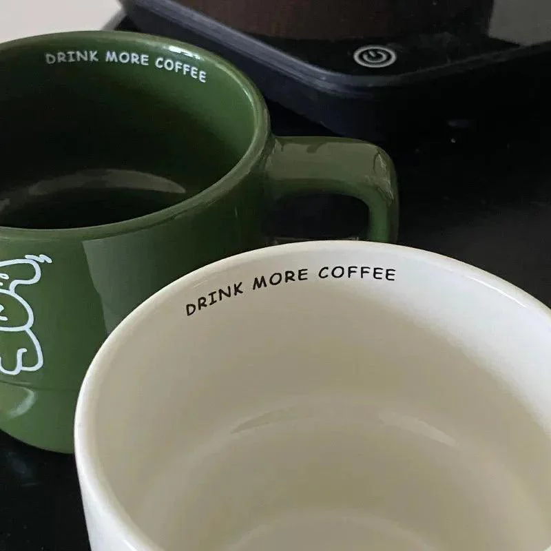 Cartoon Dog Ceramic Coffee Cup -  - #tag1#