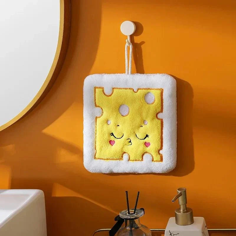 Cartoon Fleece Food Shaped Hand Towel -  - #tag1#