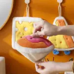 Cartoon Fleece Food Shaped Hand Towel tag1