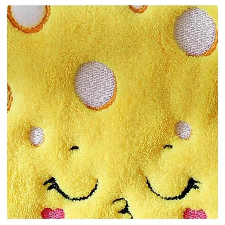 Cartoon Fleece Food Shaped Hand Towel -  - #tag1#