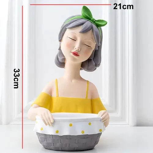 Cartoon Girls Character Sculpture -