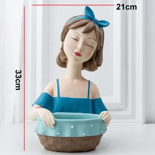 Cartoon Girls Character Sculpture -