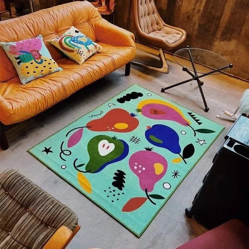 Cartoon Graffiti Style Children's Rug -  - #tag1#