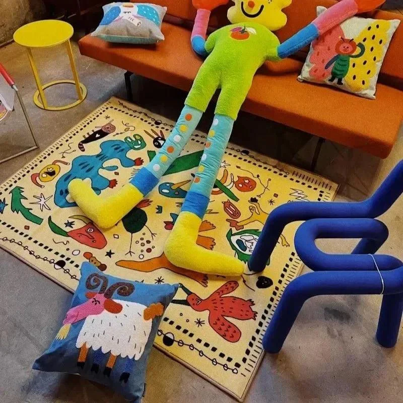 Cartoon Graffiti Style Children's Rug -  - #tag1#