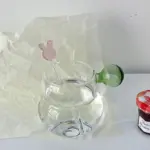 Cartoon Heat Resistant Glass Ball Handle Mug tag1