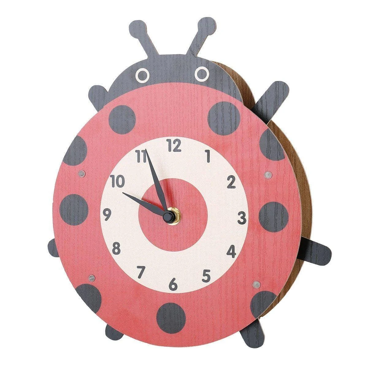 Cartoon Ladybug Wall Clock - Fun & Whimsical Home Decor -