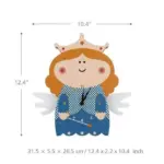 Cartoon Lion Swinging Wall Clock Playful Home Decor