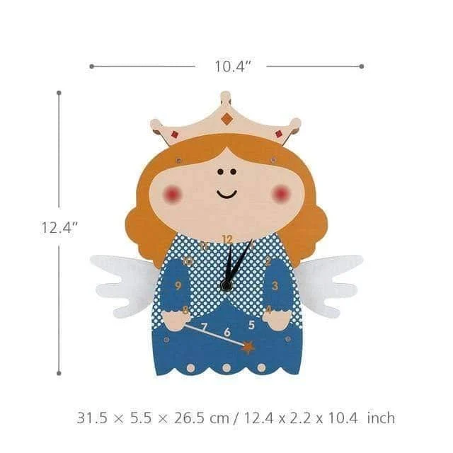 Cartoon Lion Swinging Wall Clock - Playful Home Decor -