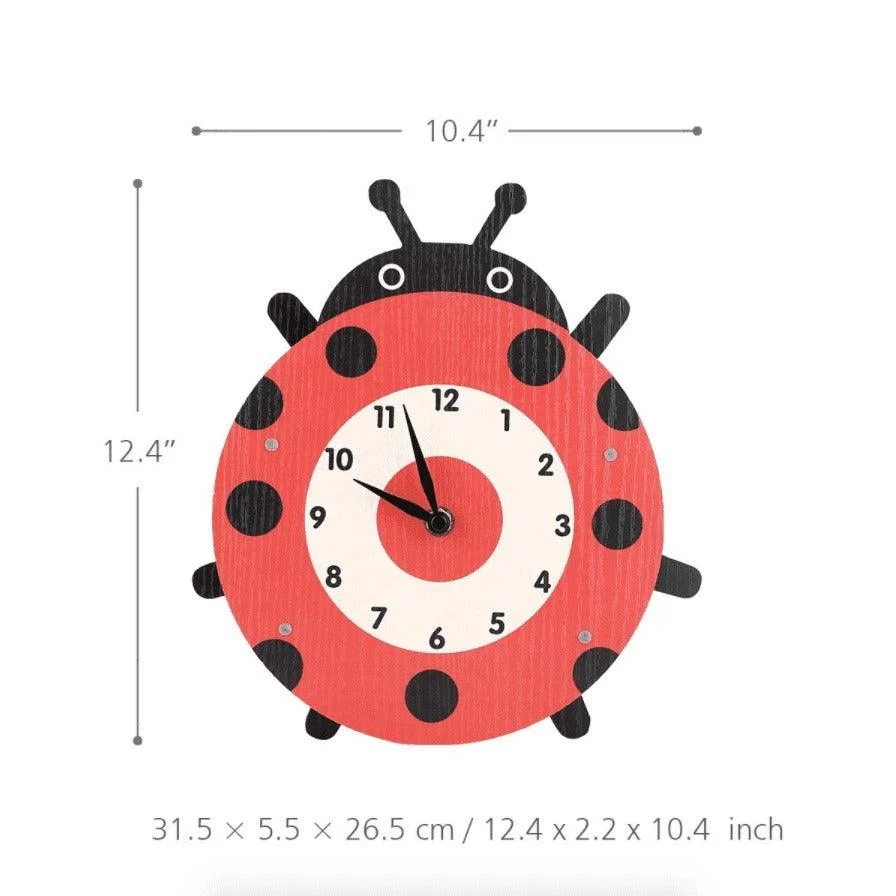 Cartoon Lion Swinging Wall Clock - Playful Home Decor -