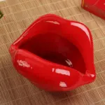 Cartoon Lips Ceramic Ashtray tag1
