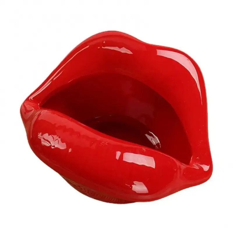 Cartoon Lips Ceramic Ashtray tag1
