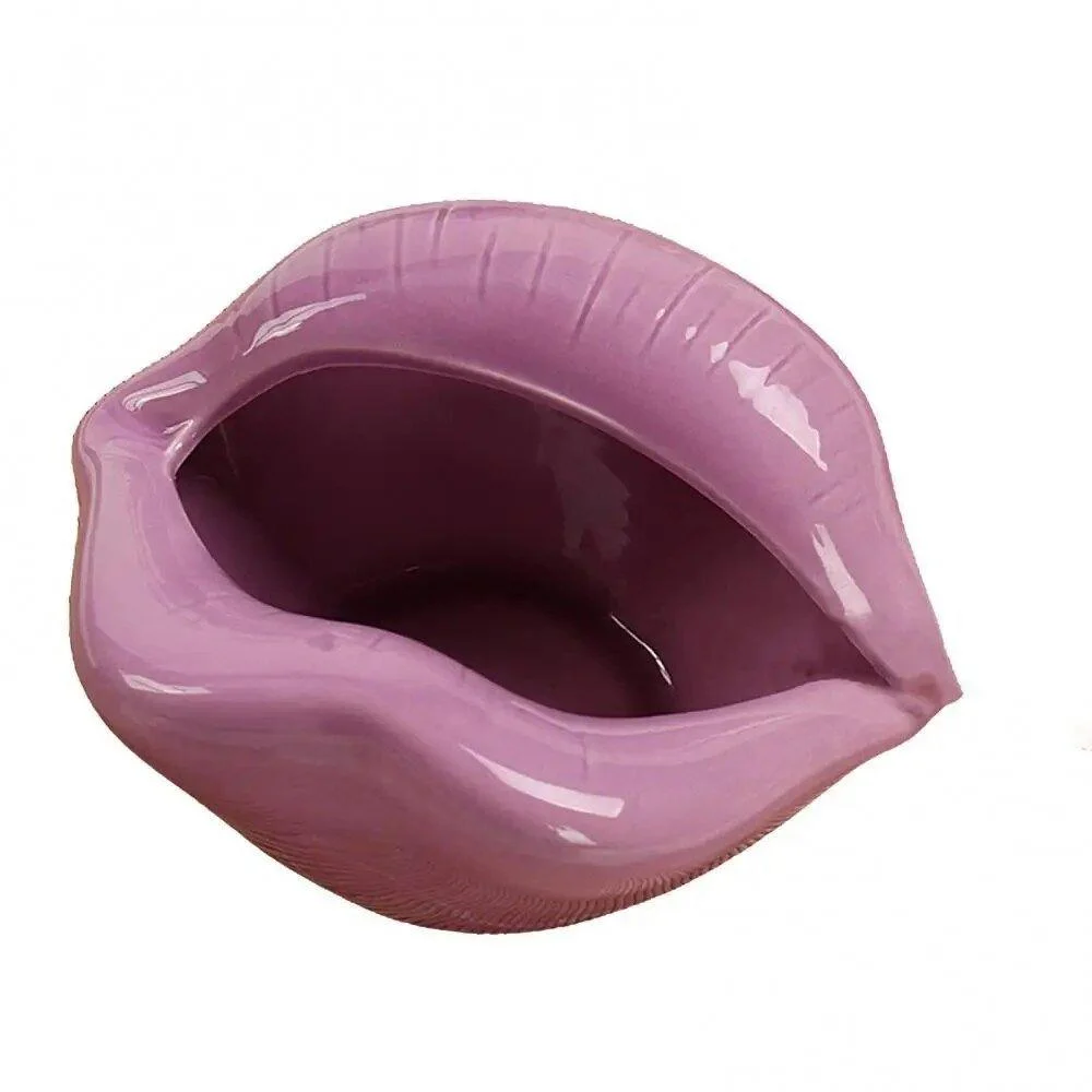 Cartoon Lips Ceramic Ashtray -  - #tag1#