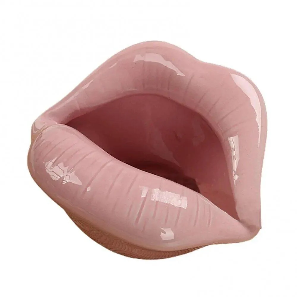 Cartoon Lips Ceramic Ashtray -  - #tag1#