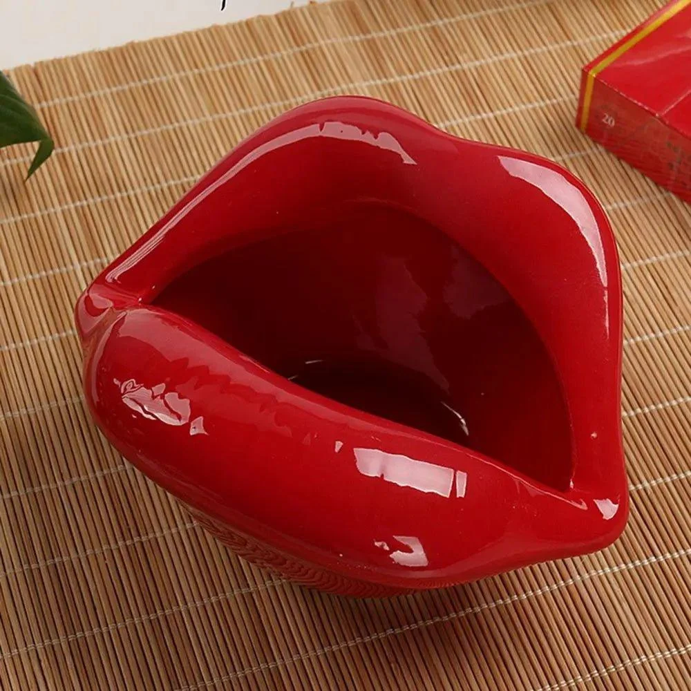 Cartoon Lips Ceramic Ashtray -  - #tag1#