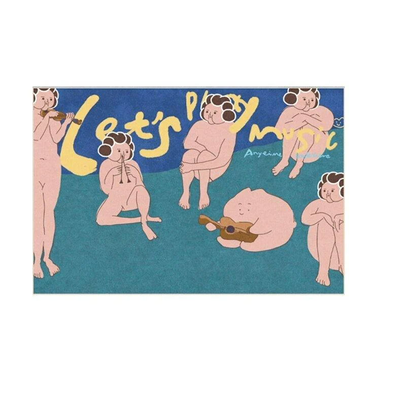 Cartoon People Luxurious Rug -  - #tag1#