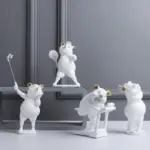 Cartoon Pig Figurines tag1