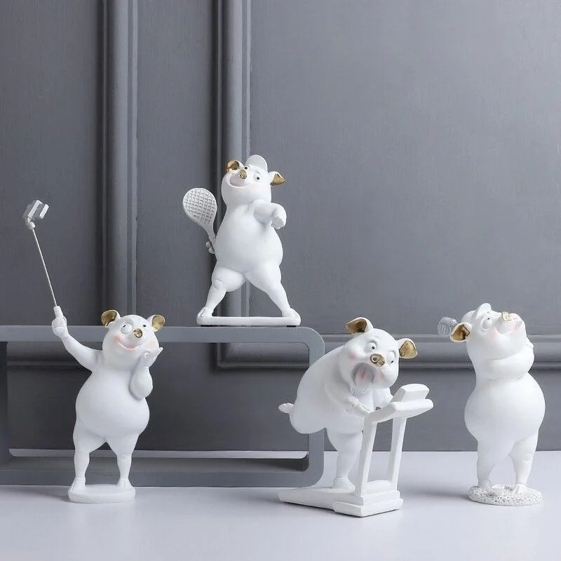 Cartoon Pig Figurines -  - #tag1#