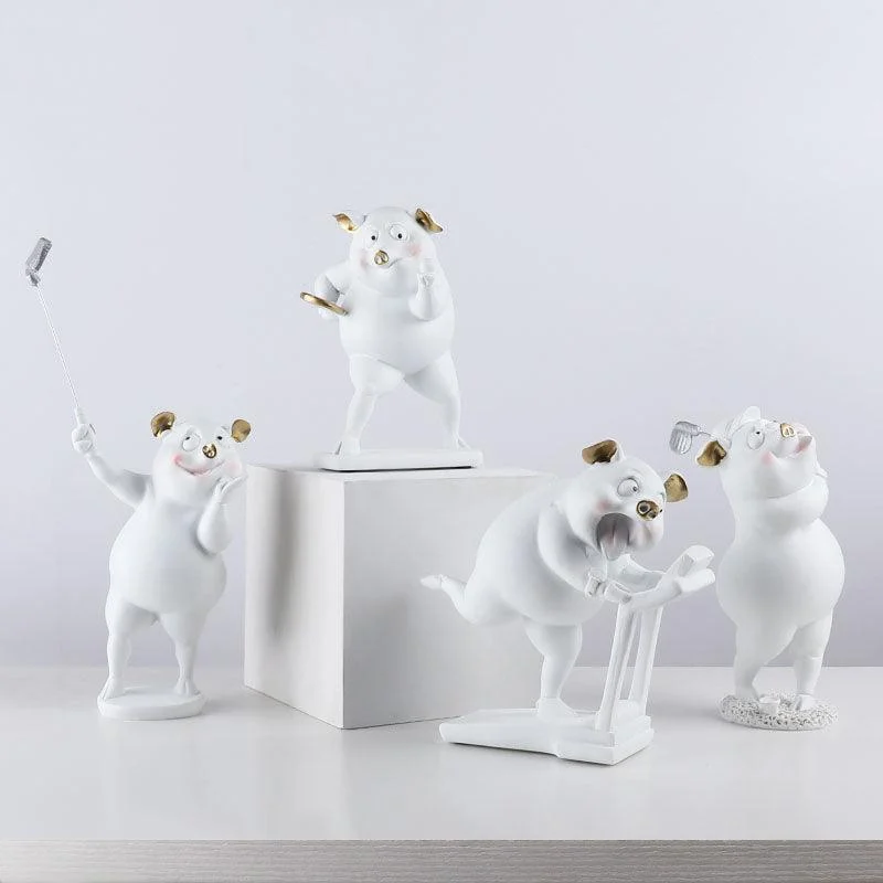 Cartoon Pig Figurines -  - #tag1#